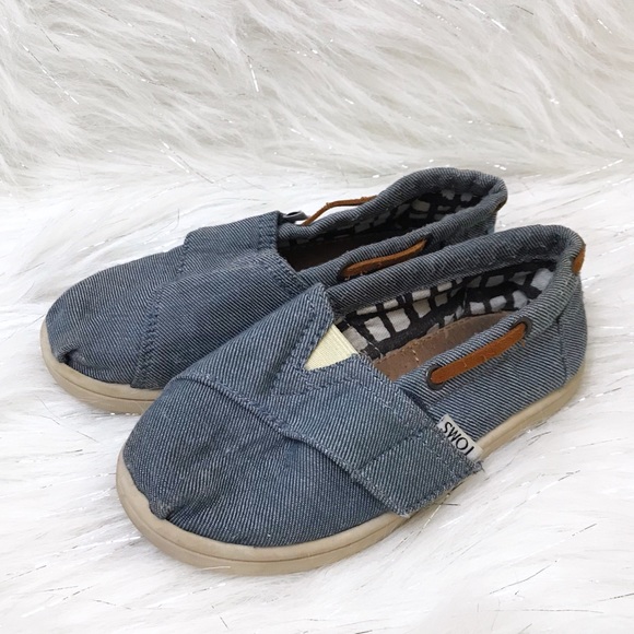 Toms Other - TOMS Bimini Chambray Slip On Shoes 9T